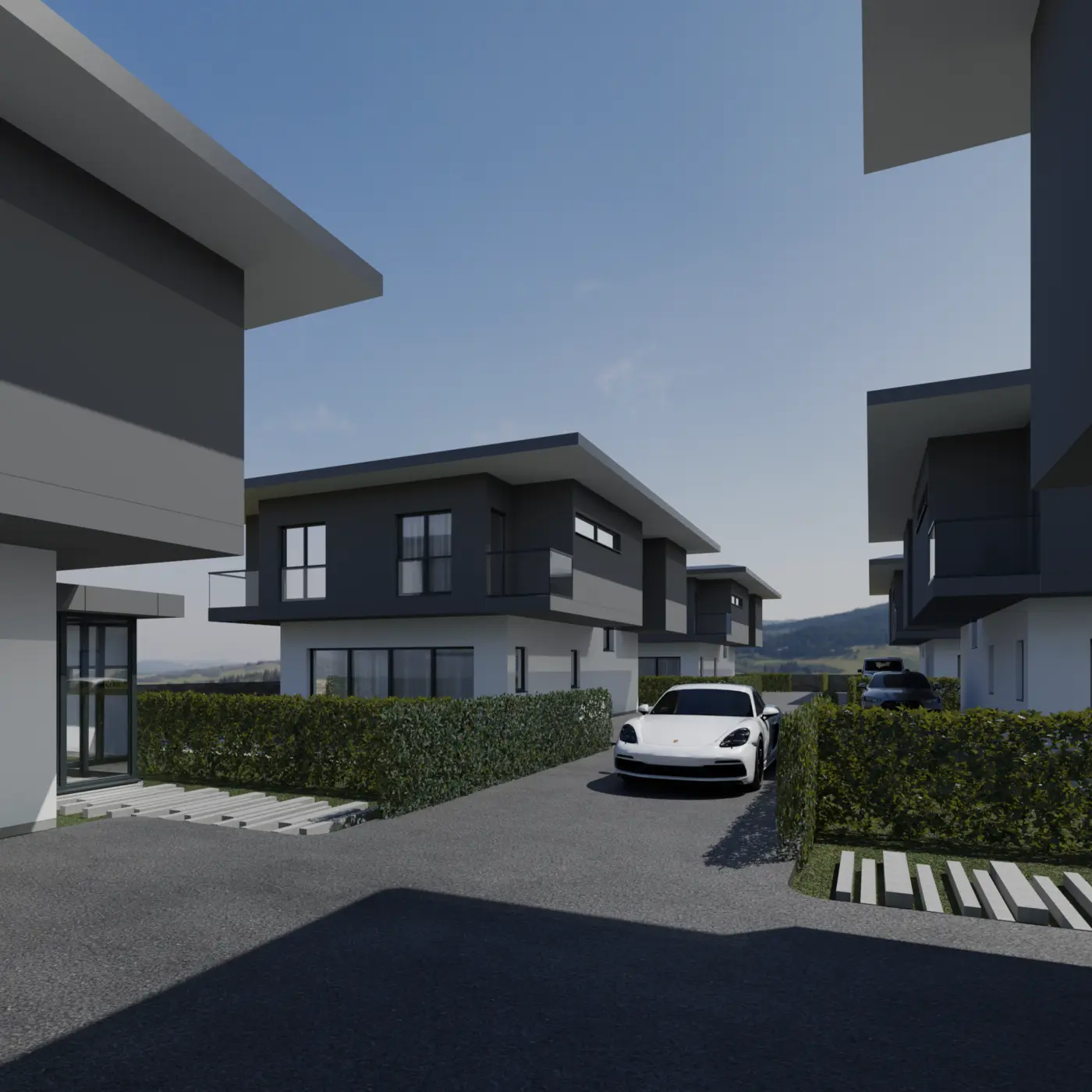 Silivri Arsa 686 Öneri Villa Site Projesi — Interior, exterior and landscape design image 39