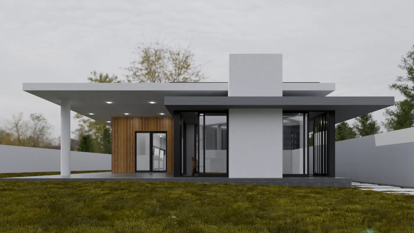 Çatalca — Villa dış mekân tasarımı görsel 6