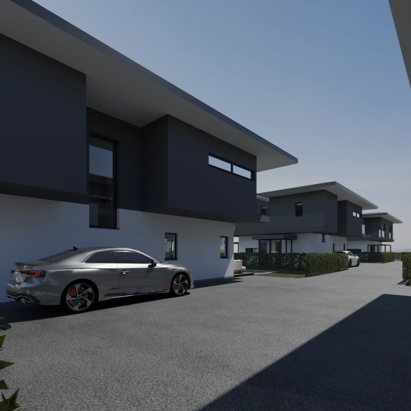 Silivri Arsa 686 Öneri Villa Site Projesi — Interior, exterior and landscape design image 44
