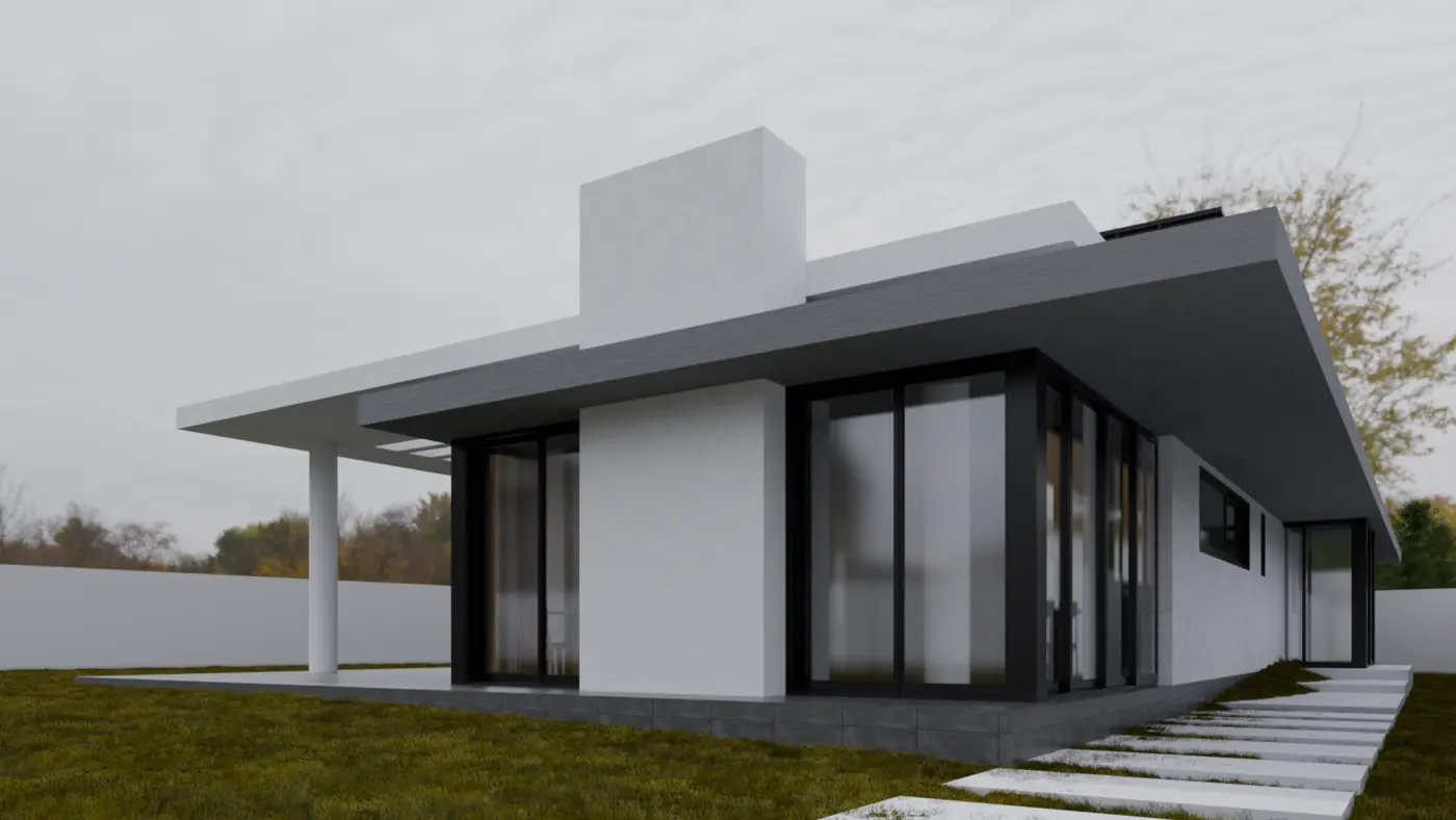 Çatalca — Villa dış mekân tasarımı görsel 7