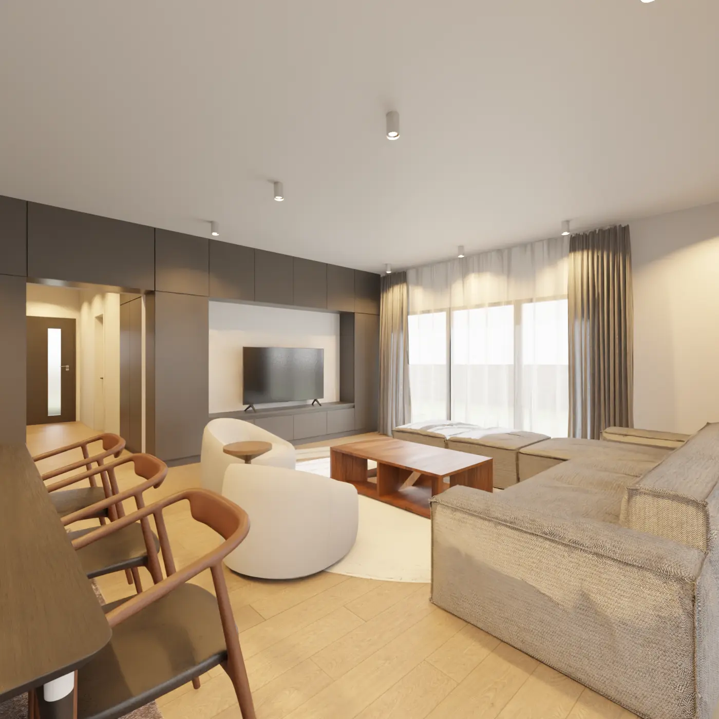 Silivri Arsa 686 Öneri Villa Site Projesi — Interior, exterior and landscape design image 4