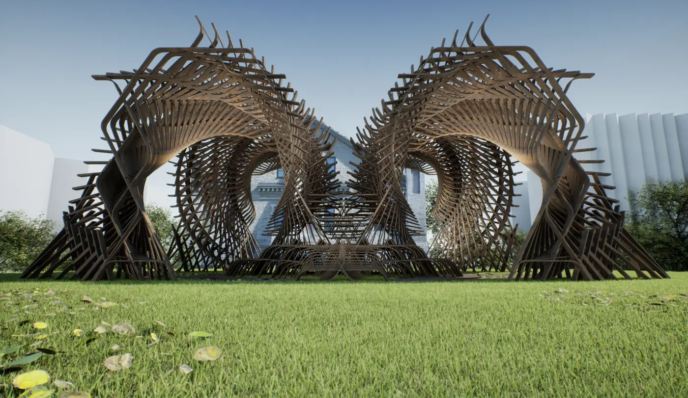 Re-Emerge: Upcycled Pavilion — Architectural visualization image 7
