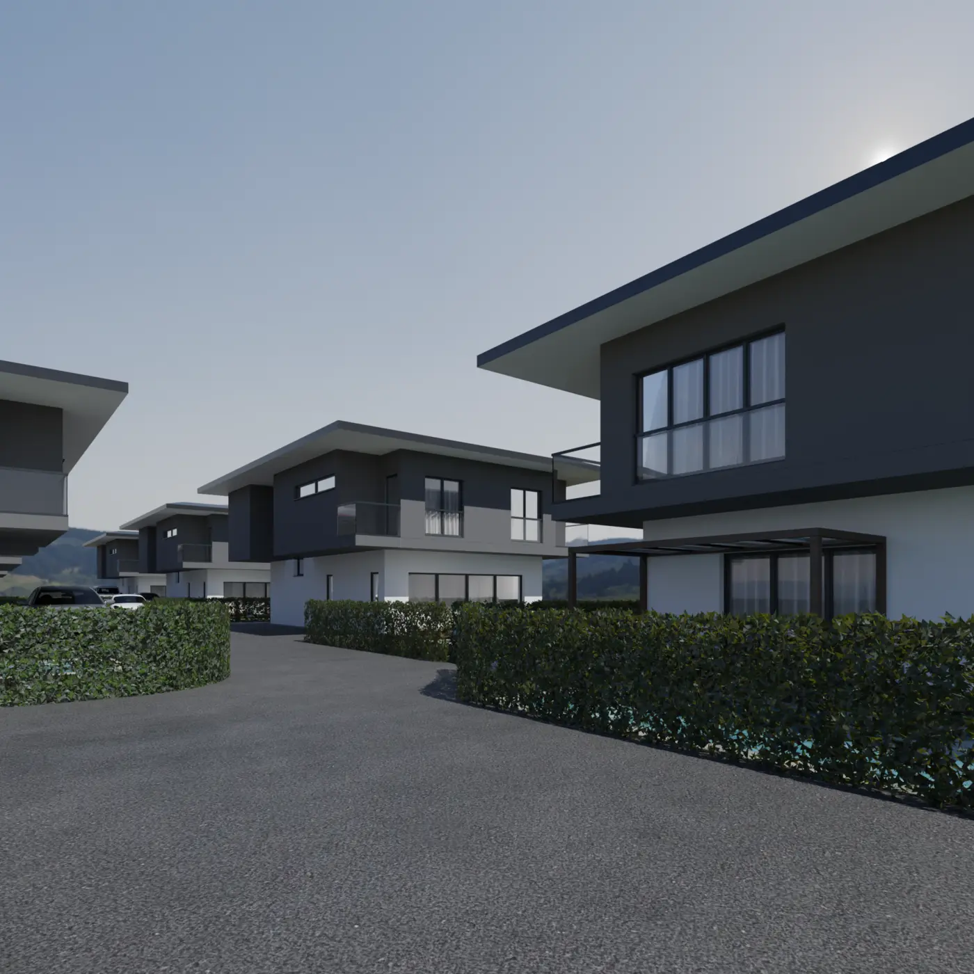 Silivri Arsa 686 Öneri Villa Site Projesi — Interior, exterior and landscape design image 42