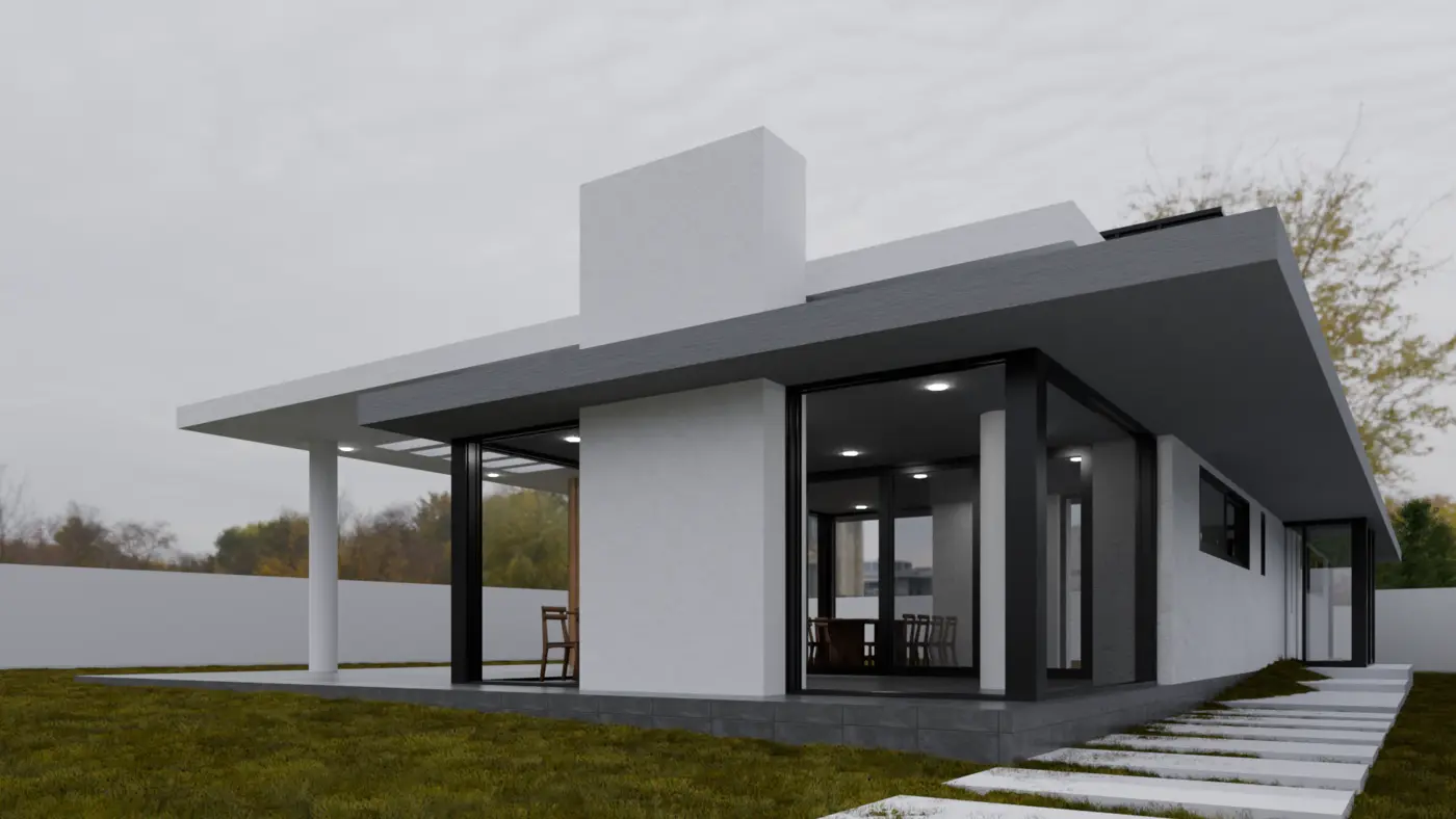 Çatalca — Villa dış mekân tasarımı görsel 8