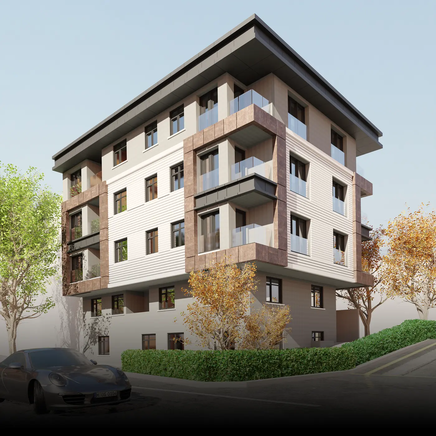 Dalman Yapı — Apartment façade design