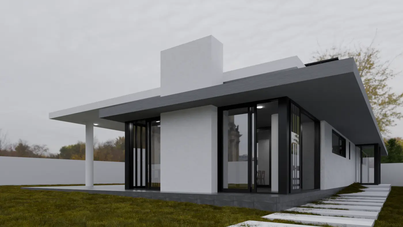 Çatalca — Villa dış mekân tasarımı görsel 5