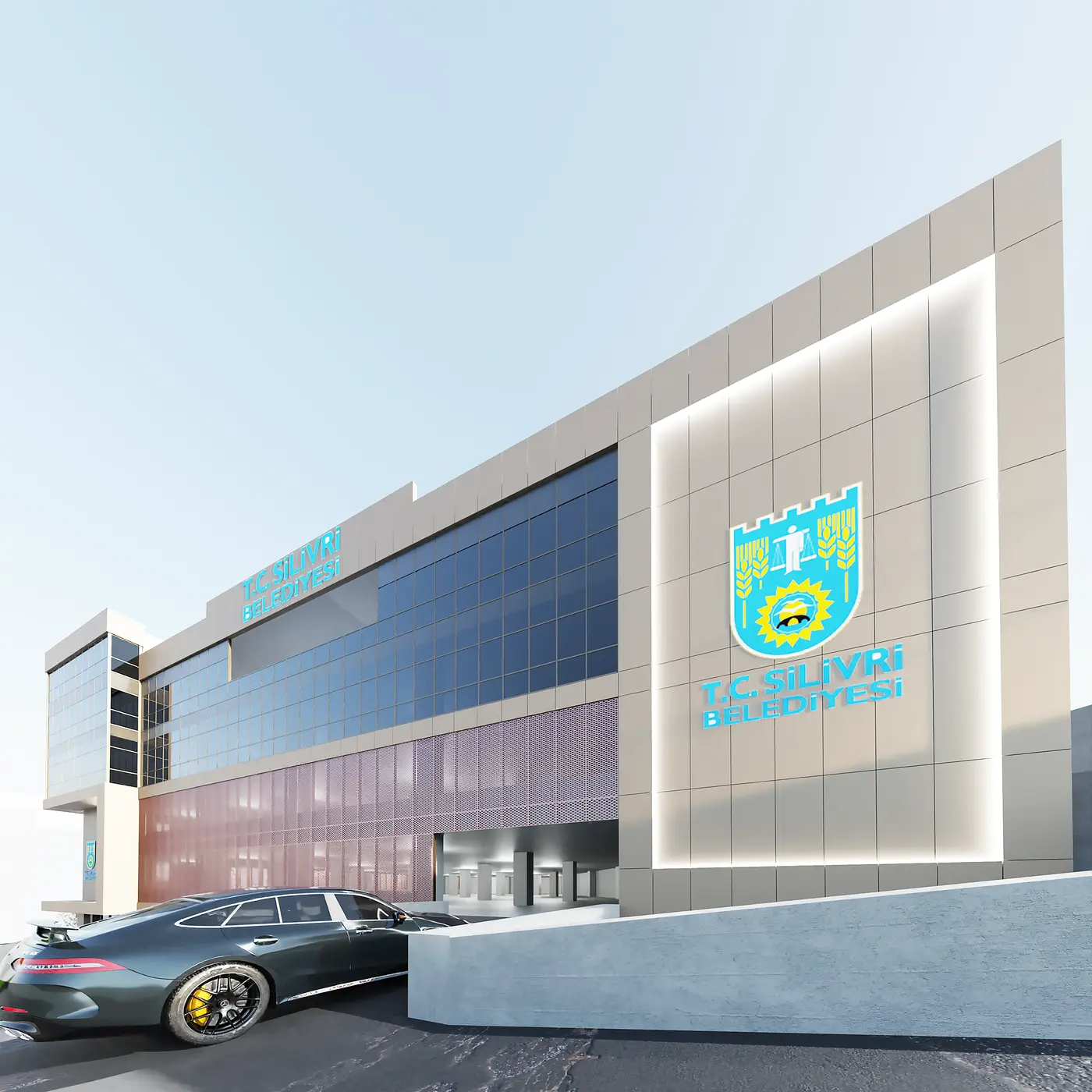 Silivri Belediyesi — Façade design · Built image 1