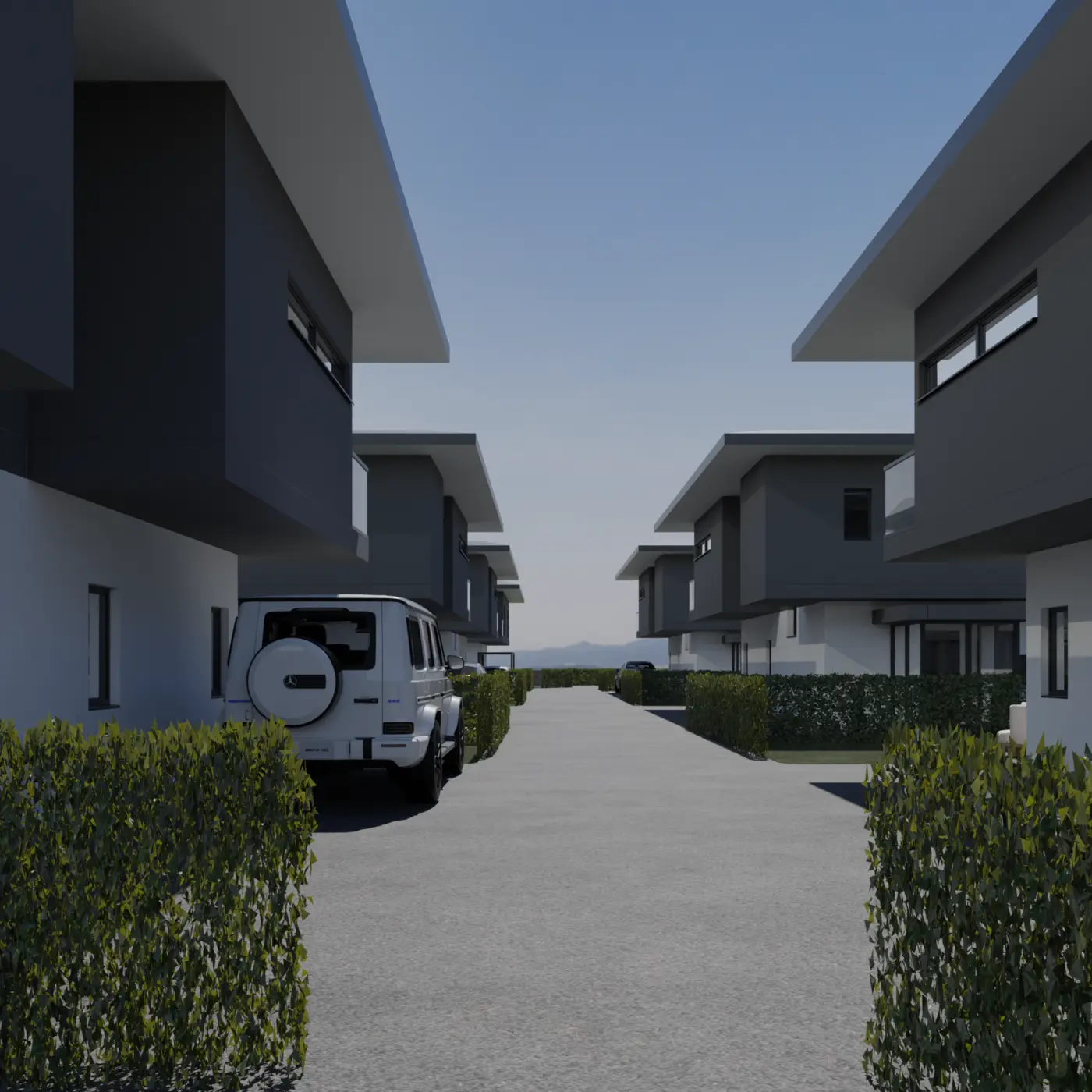 Silivri Arsa 686 Öneri Villa Site Projesi — Interior, exterior and landscape design image 45