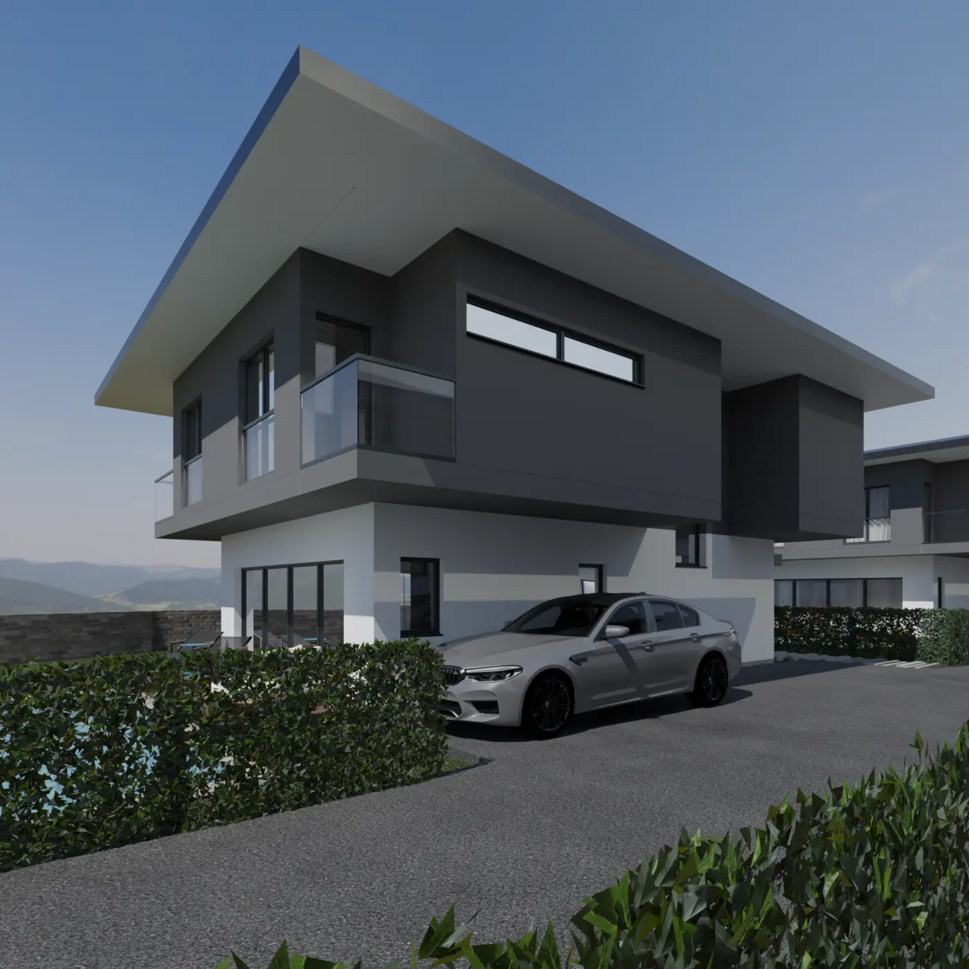 Silivri Arsa 686 Öneri Villa Site Projesi — Interior, exterior and landscape design image 40