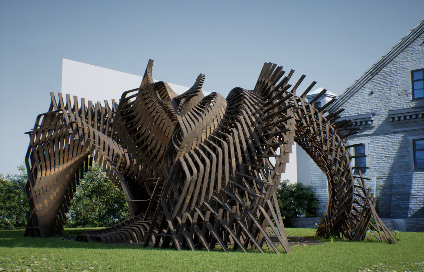 Re-Emerge: Upcycled Pavilion — Architectural visualization image 4
